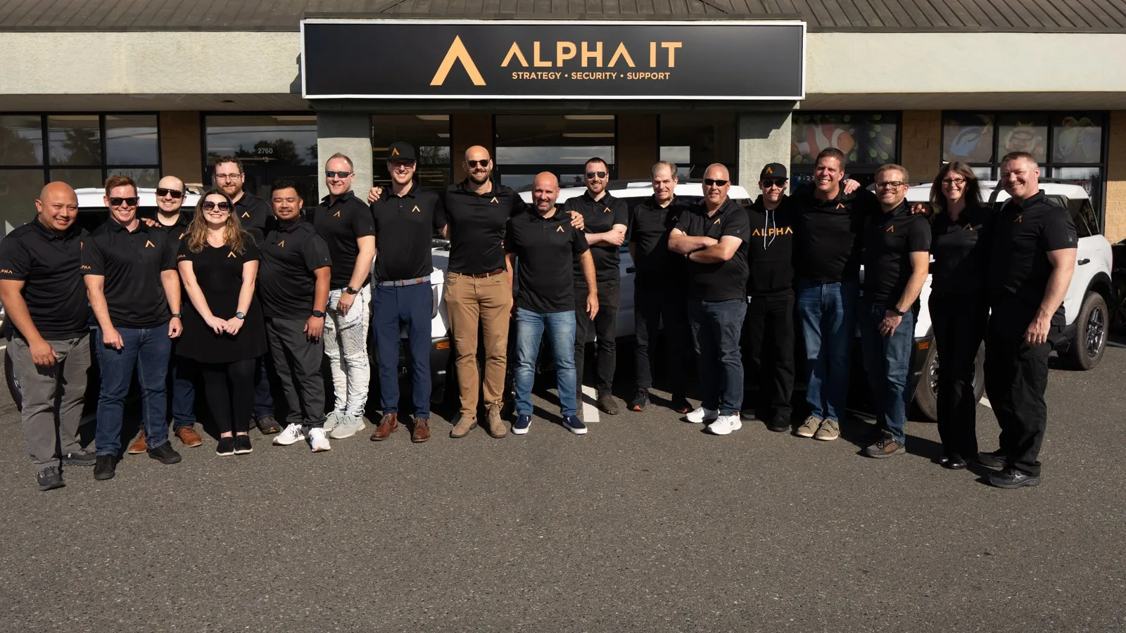 The ALPHA team at the Courtenay office